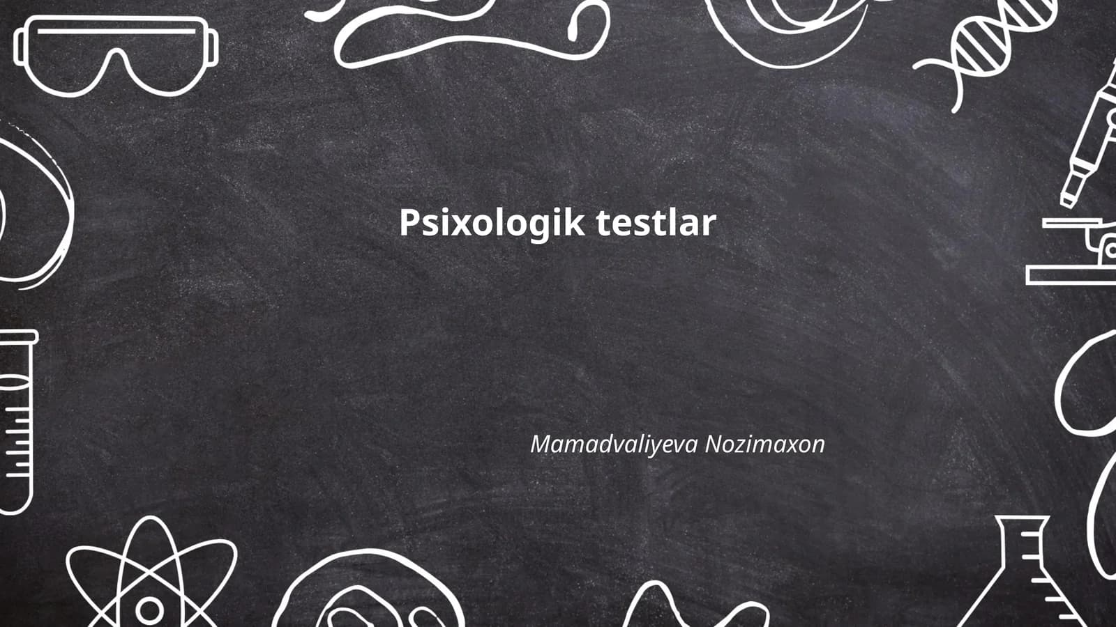 Shaxsiyat psixologik testlari