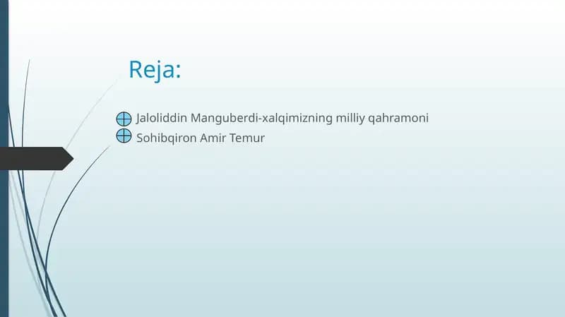 Jaloliddin Manguberdi-xalqimizning milliy qahramoni