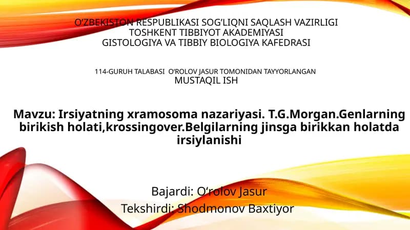 Irsiyatning xromosoma nazariyasi