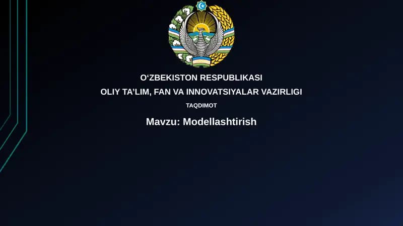 Modellashtirish
