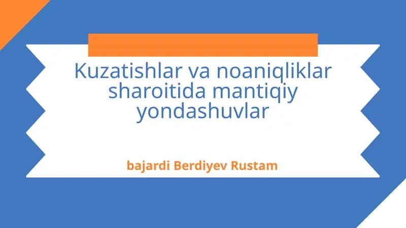 Mantiqiy yondashuvlar
