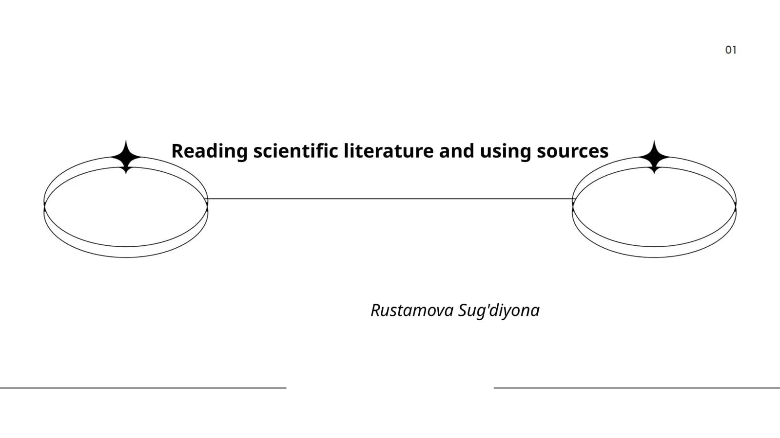 Reading scientific literature and using sources