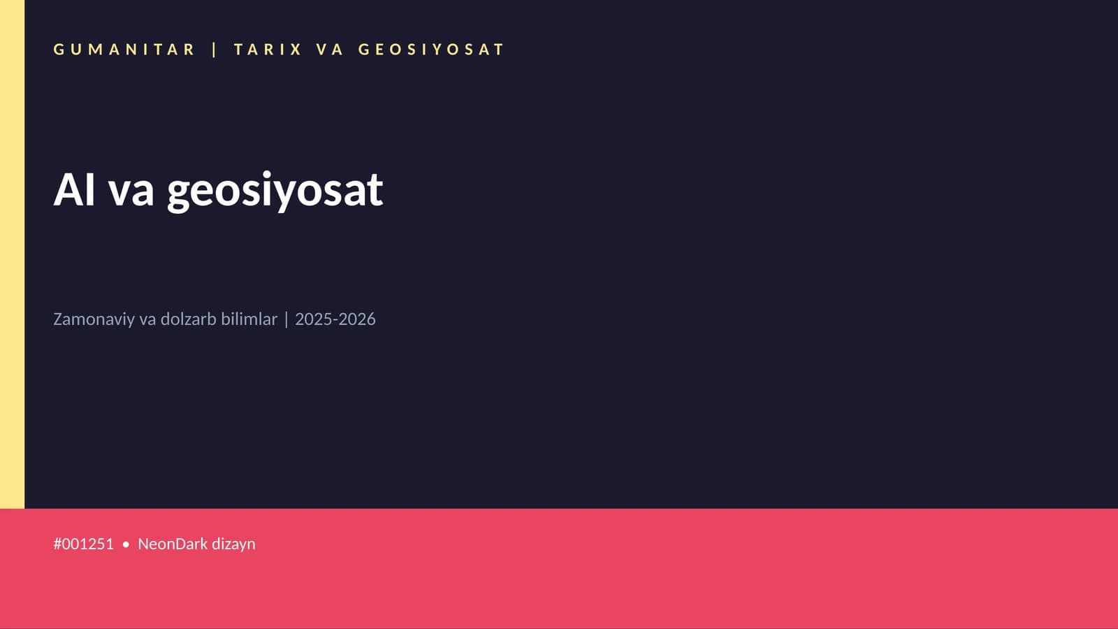 AI va geosiyosat