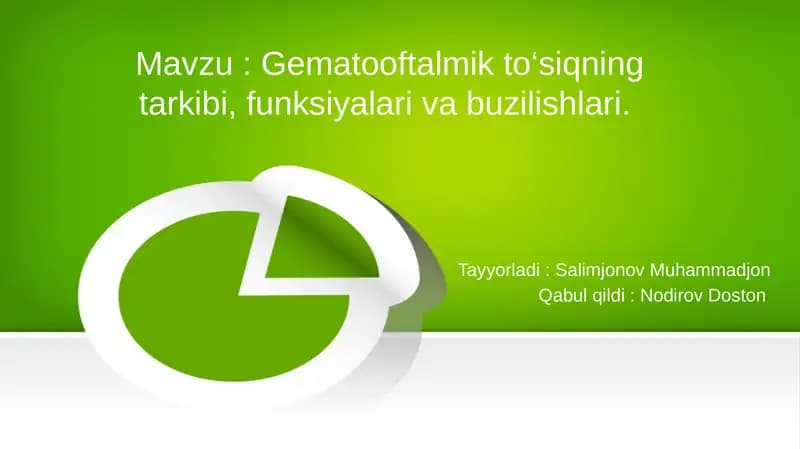 gematooftalmik to'siq