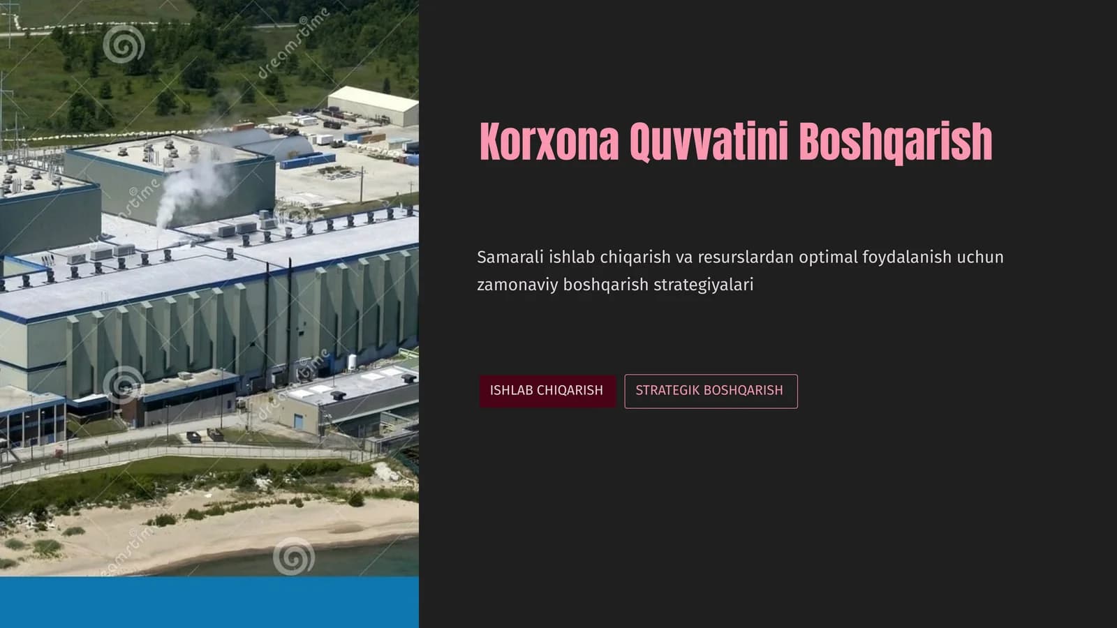 Korxona Quvvatini Boshqarish