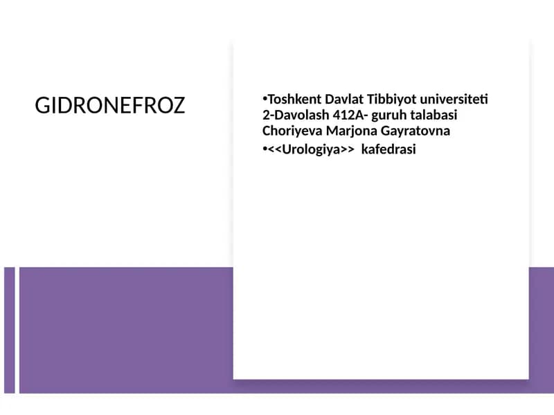 GIDRONEFROZ