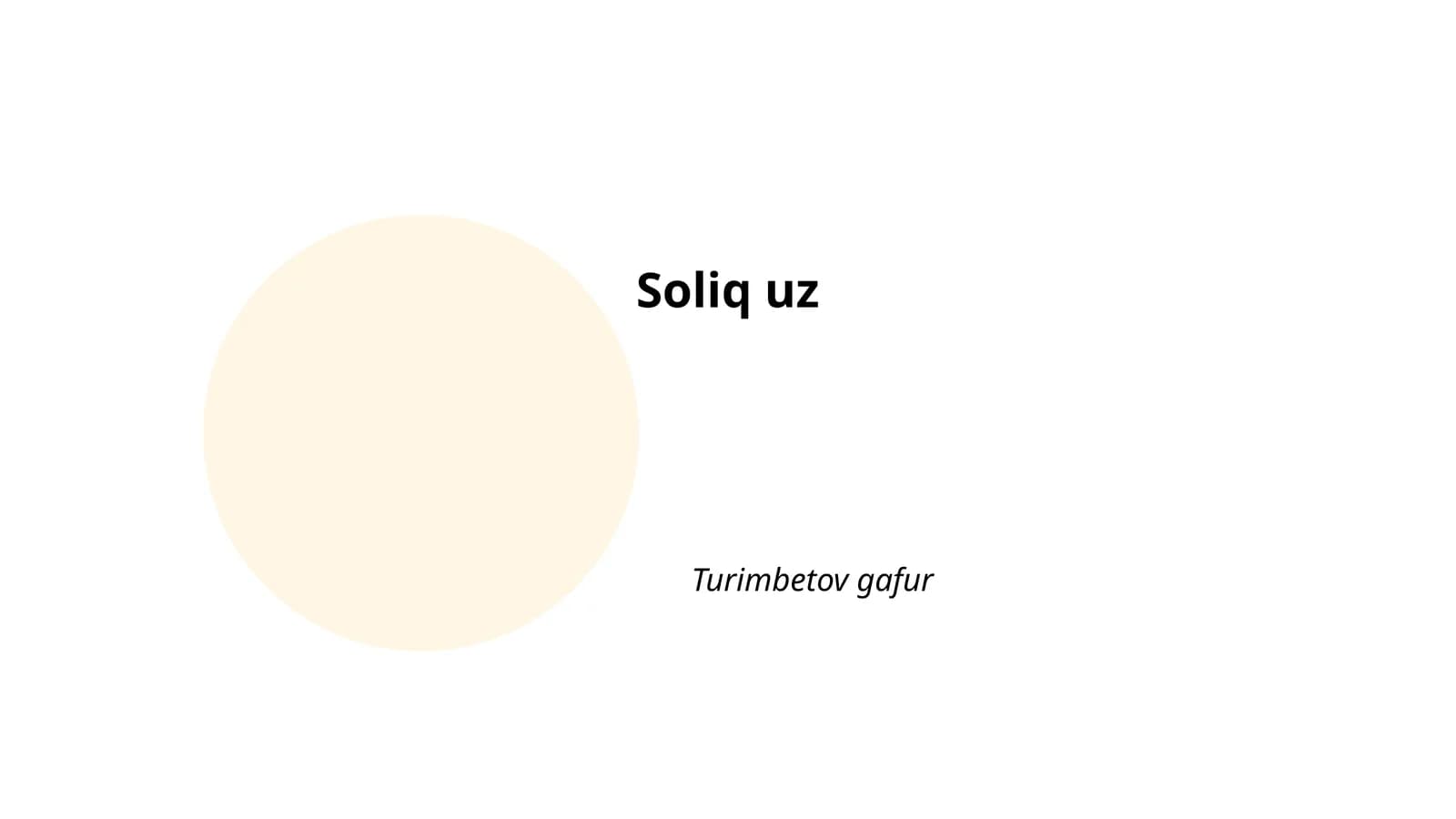 Soliq Tizimi Asoslari