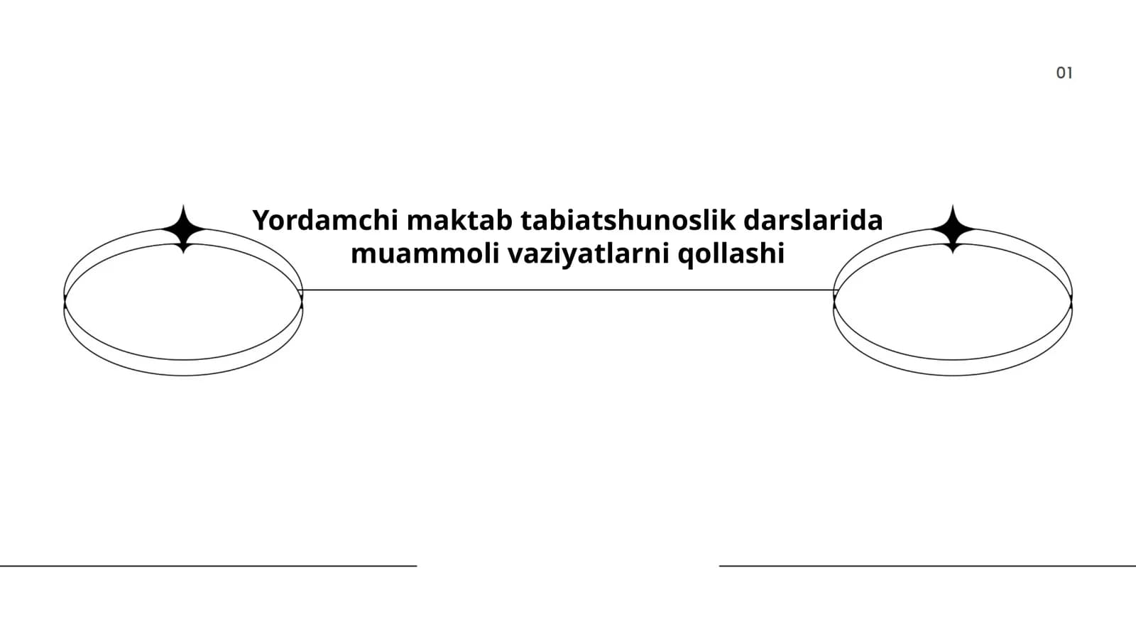 Yordamchi maktab tabiatshunoslik darslarida muammoli vaziyatlarni qollashi