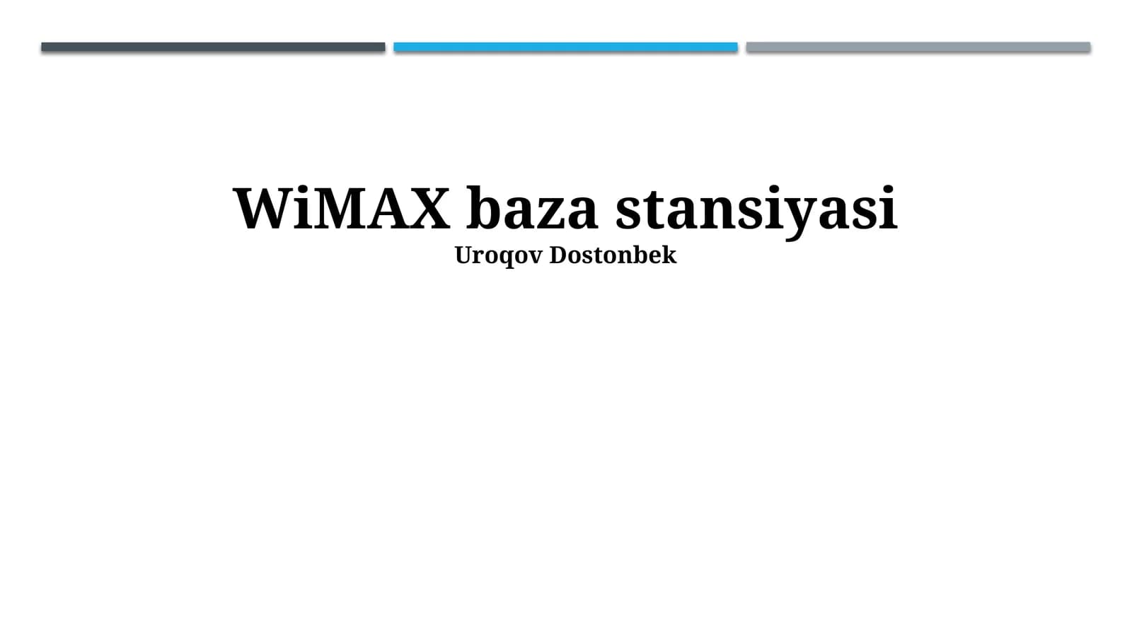 WiMAX базавий станцияси