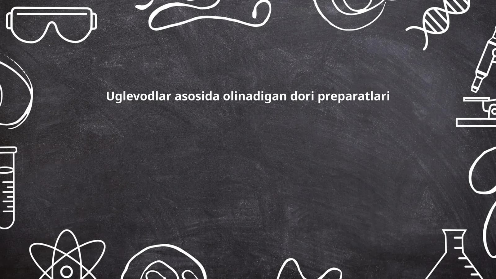 Uglevodlar asosida olinadigan dori preparatlari