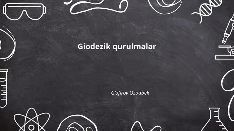 Giodezik qurulmalar