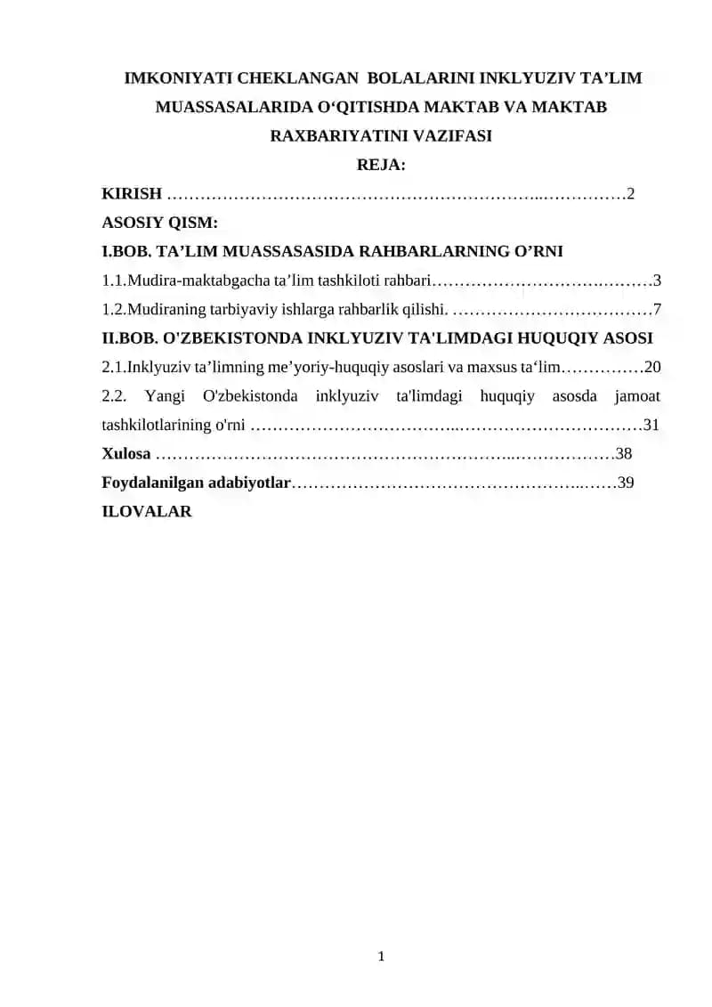 Maktabgacha Ta'lim Tashkilotlari