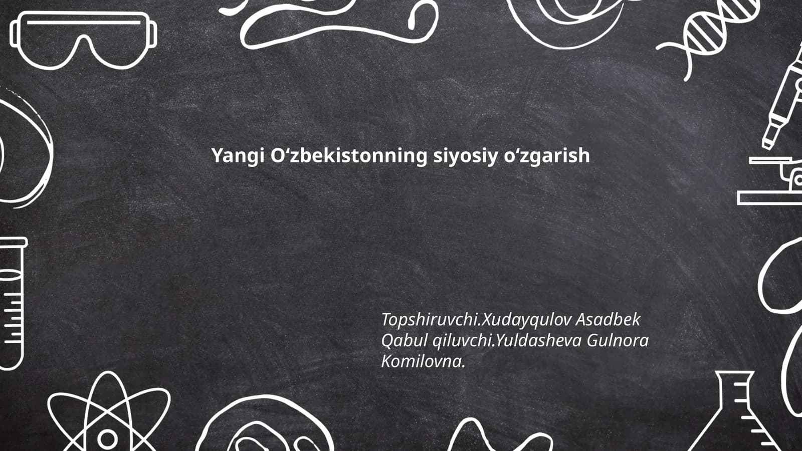 Yangi Oʻzbekistonning siyosiy oʻzgarish
