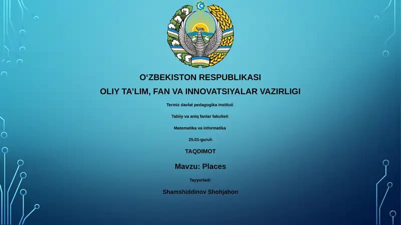 Ta'riflar va Turlari