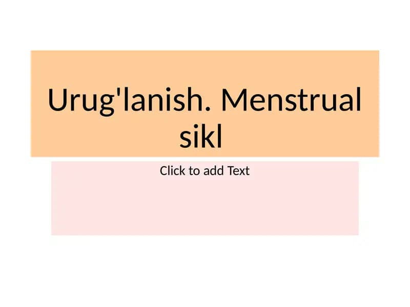Internal Female Reproductive Organs