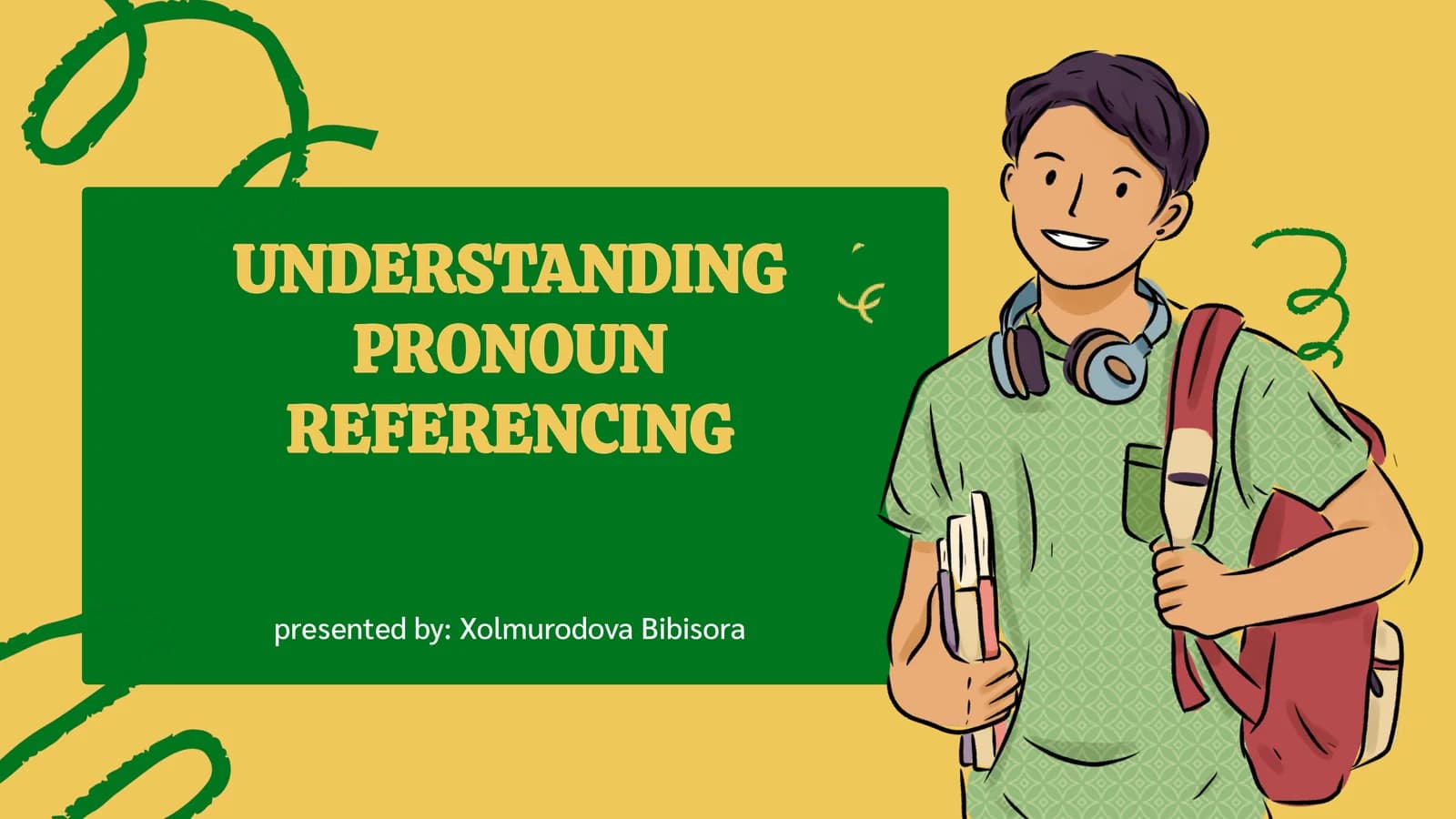 UNDERSTANDING PRONOUN REFERENCING