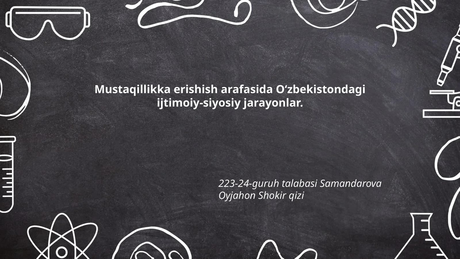 Mustaqillikka erishish arafasida Oʻzbekistondagi ijtimoiy-siyosiy jarayonlar