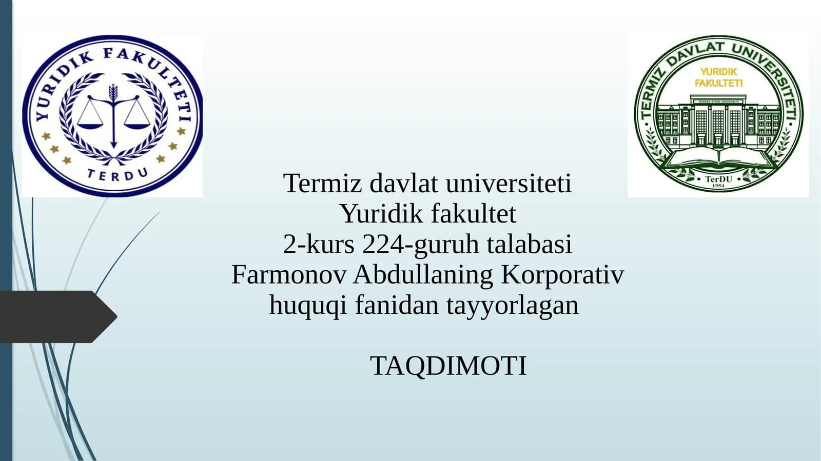 Xo‘jalik jamiyatlari ustav fondi huquqiy rejimi