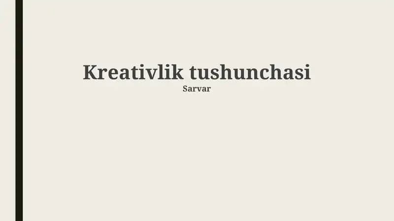 Ijodkorlik