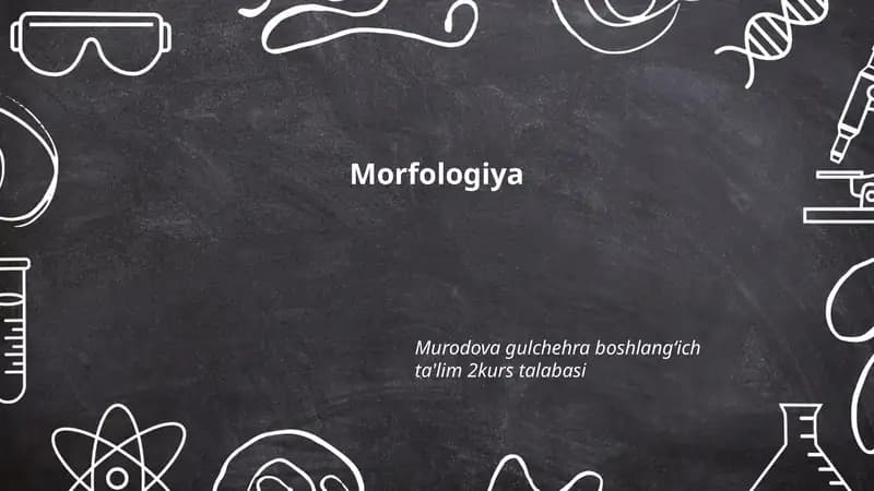 Morfologiya