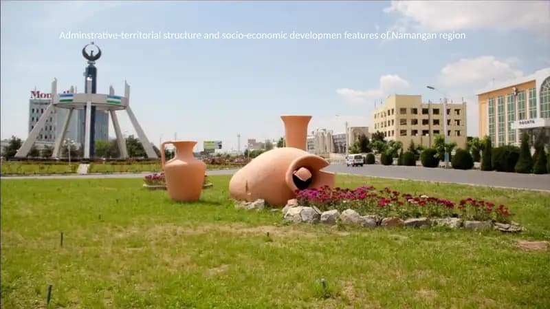 Adminstrative-territorial structure and socio-economic development features of Namangan region