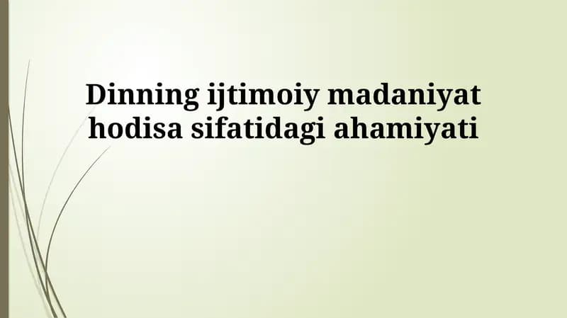 Oshxonaning ijtimoiy-madaniy hodisa sifatidagi ahamiyati