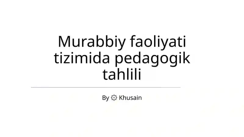 Samarali mentorlik strategiyasi