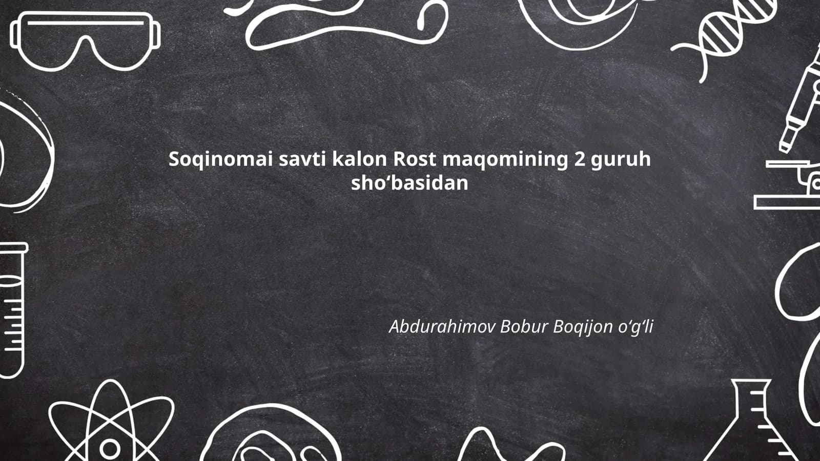 Soqinomai savti kalon Rost maqom