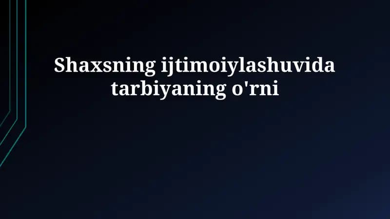 Tarbiya