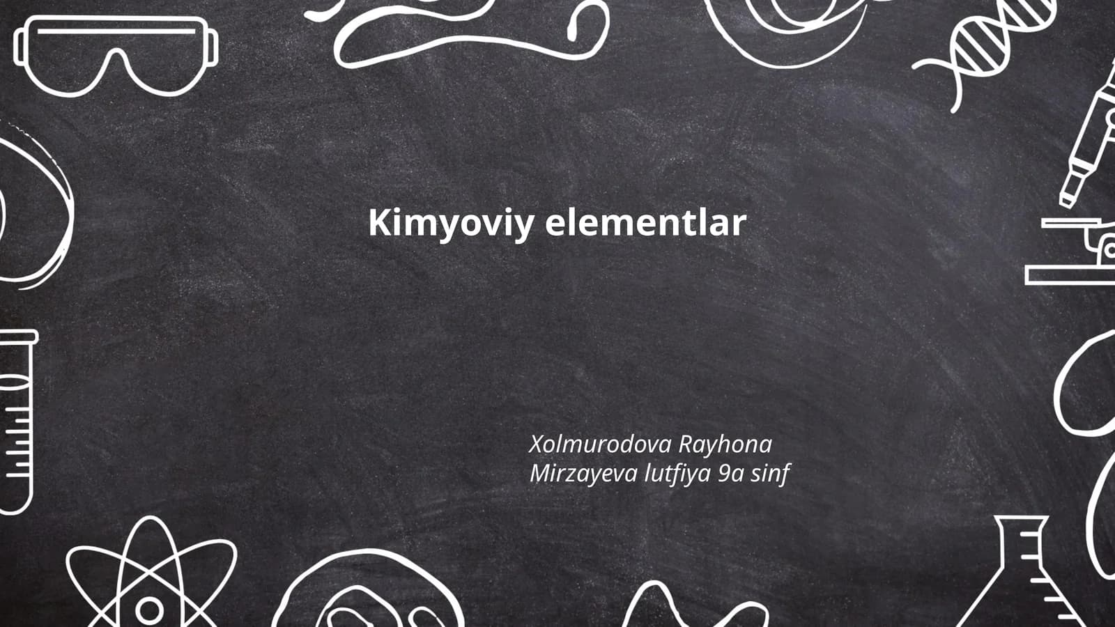 Kimyoviy elementlar