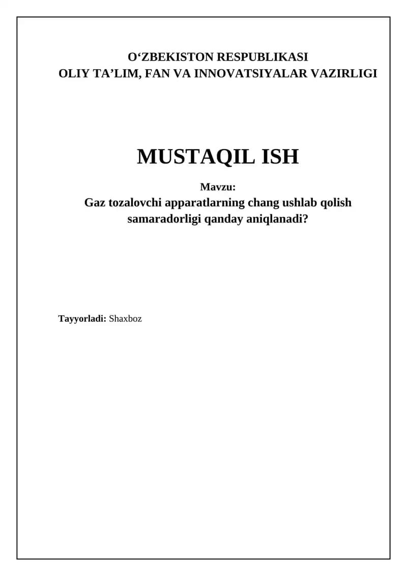 Chang yig'ish samaradorligini baholash usullari