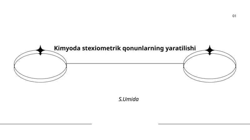 Kimyoda stexiometrik qonunlarning yaratilishi