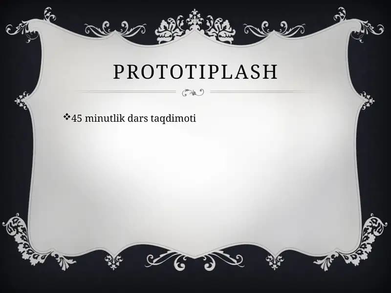 Prototiplash