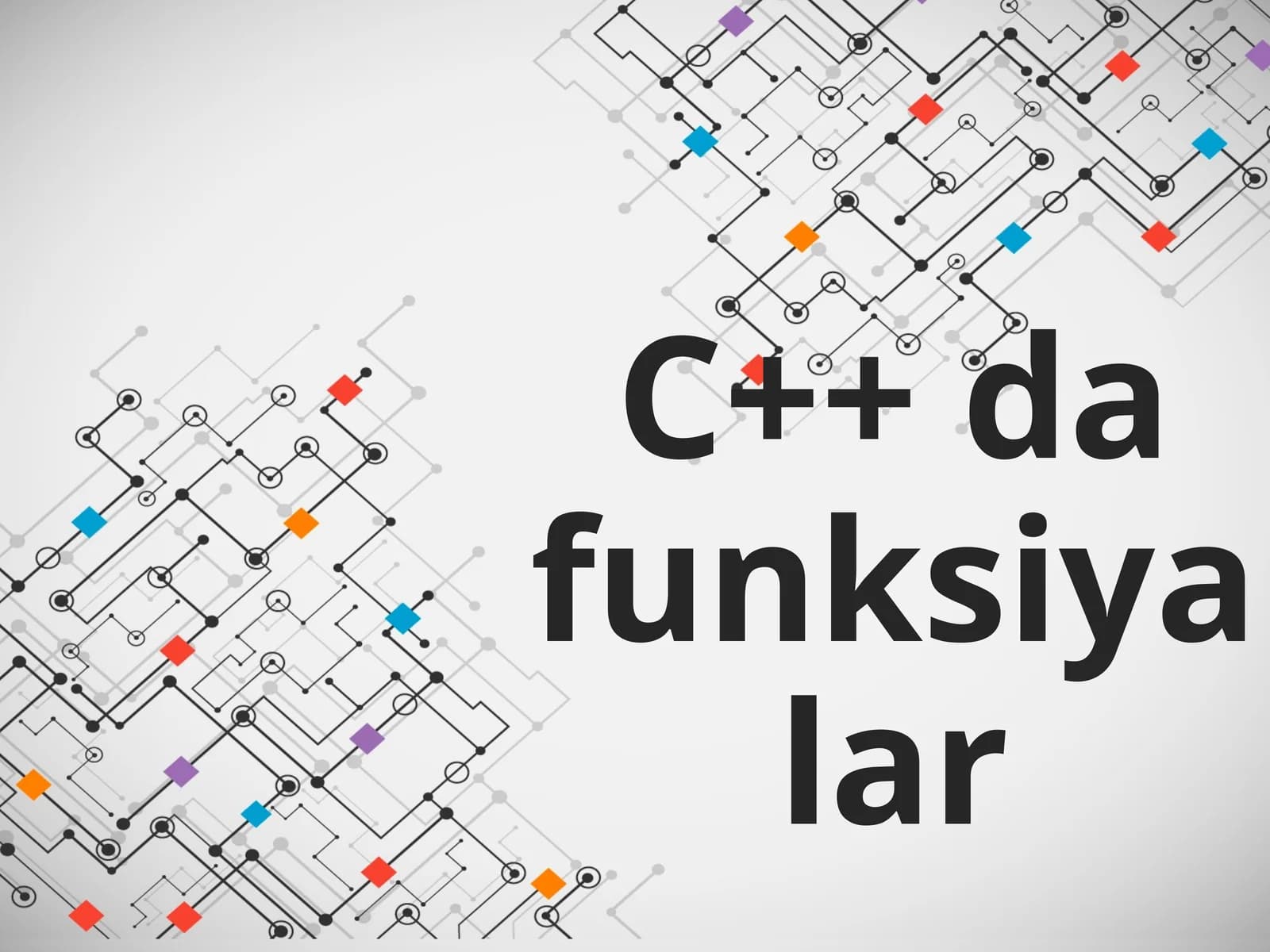C++ da funksiyalar