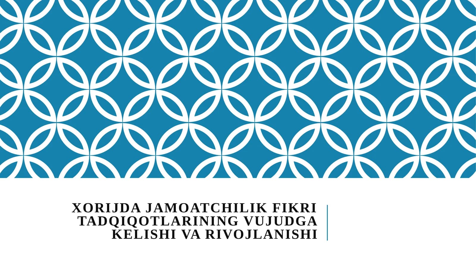 Xorijda jamoatchilik fikri tadqiqotlarining vujudga kelishi va rivojlanishi