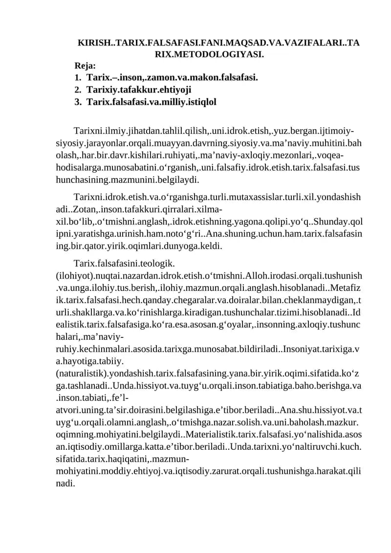 1-maruza. Tarix_falsafasi_fani_maqsad_va_vazifalari