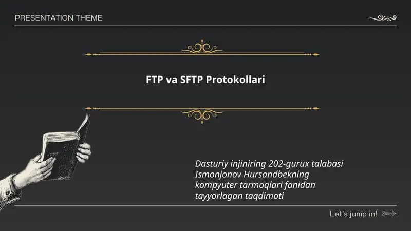 FTP va SFTP Protokollari
