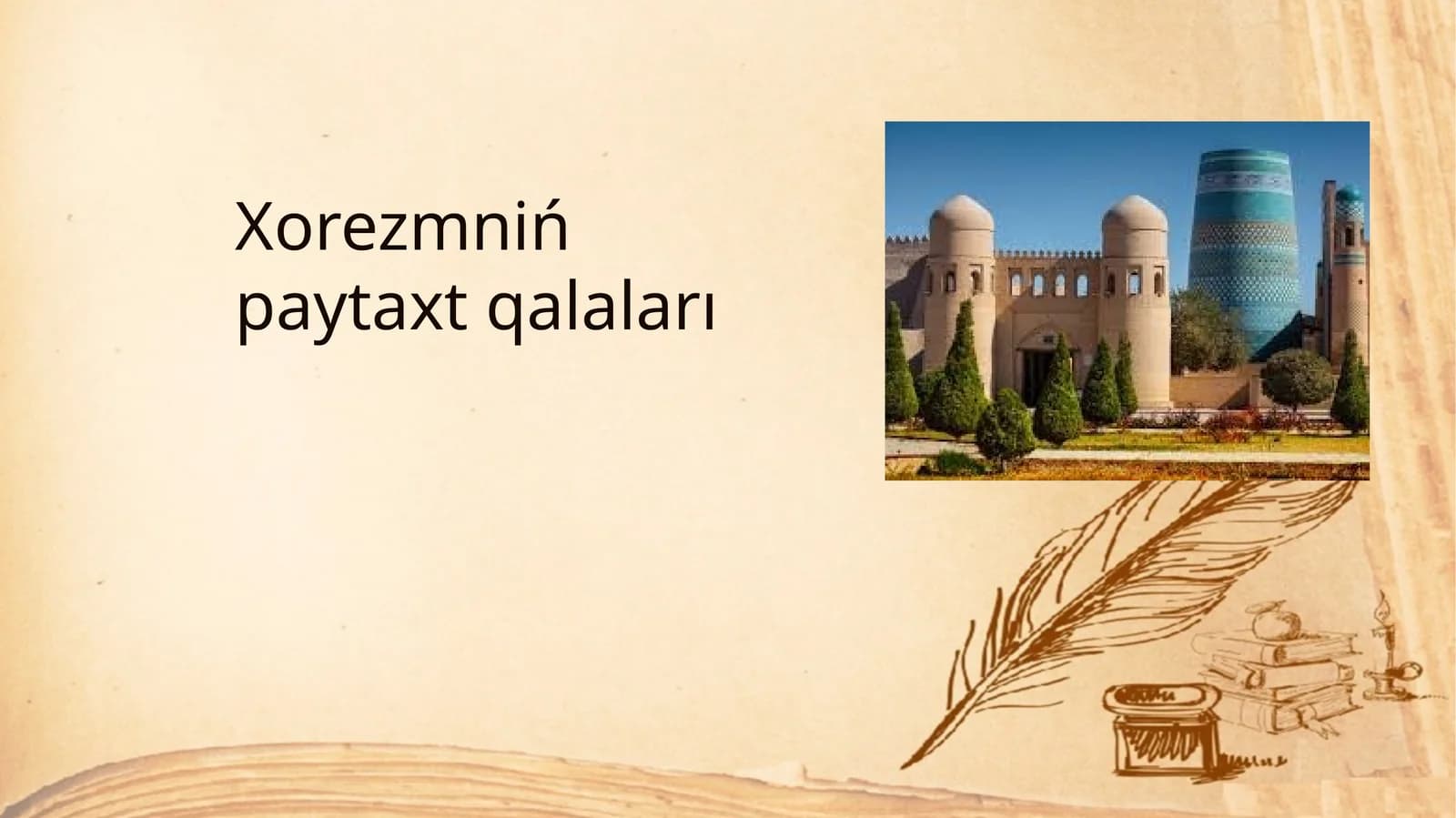 Xorezmnińpaytaxt qalaları