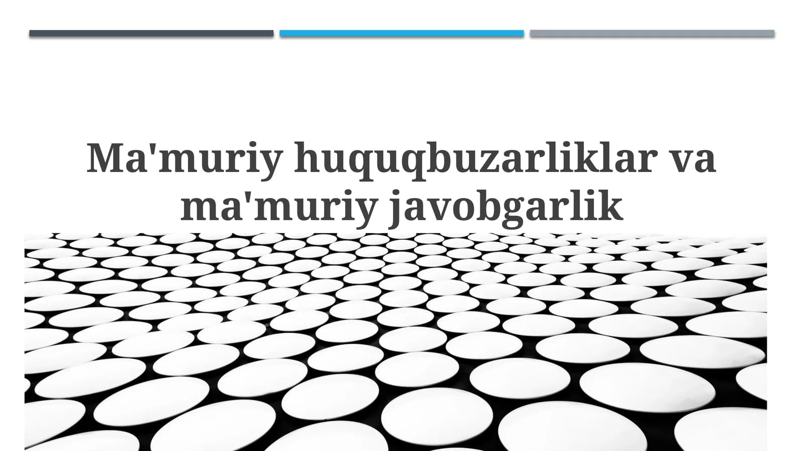Ma'muriy huquq buzarganlik va ma'muriy javobgarlik