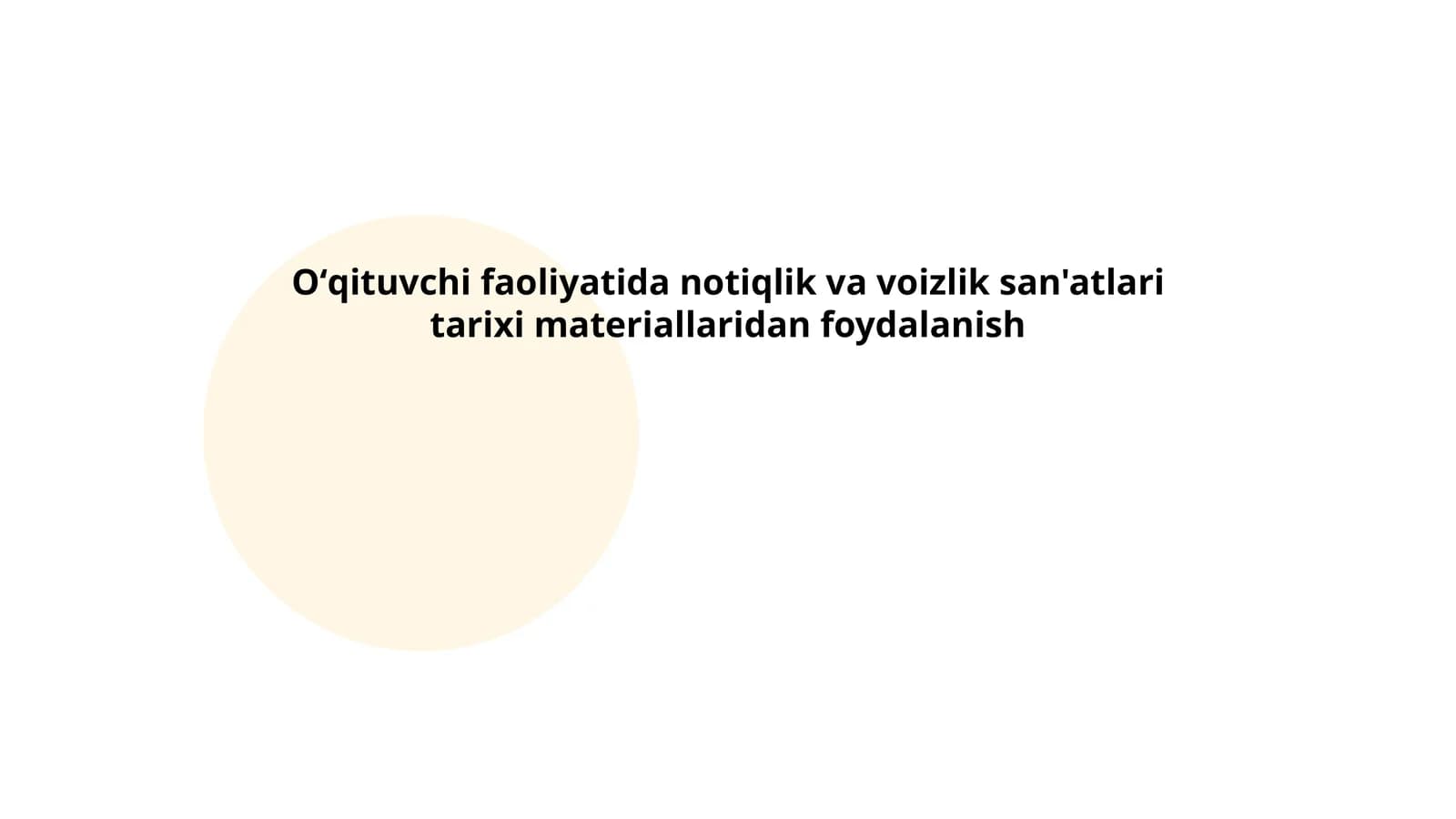 Notiqlik san'atining tarixi Oʻzbekistonda
