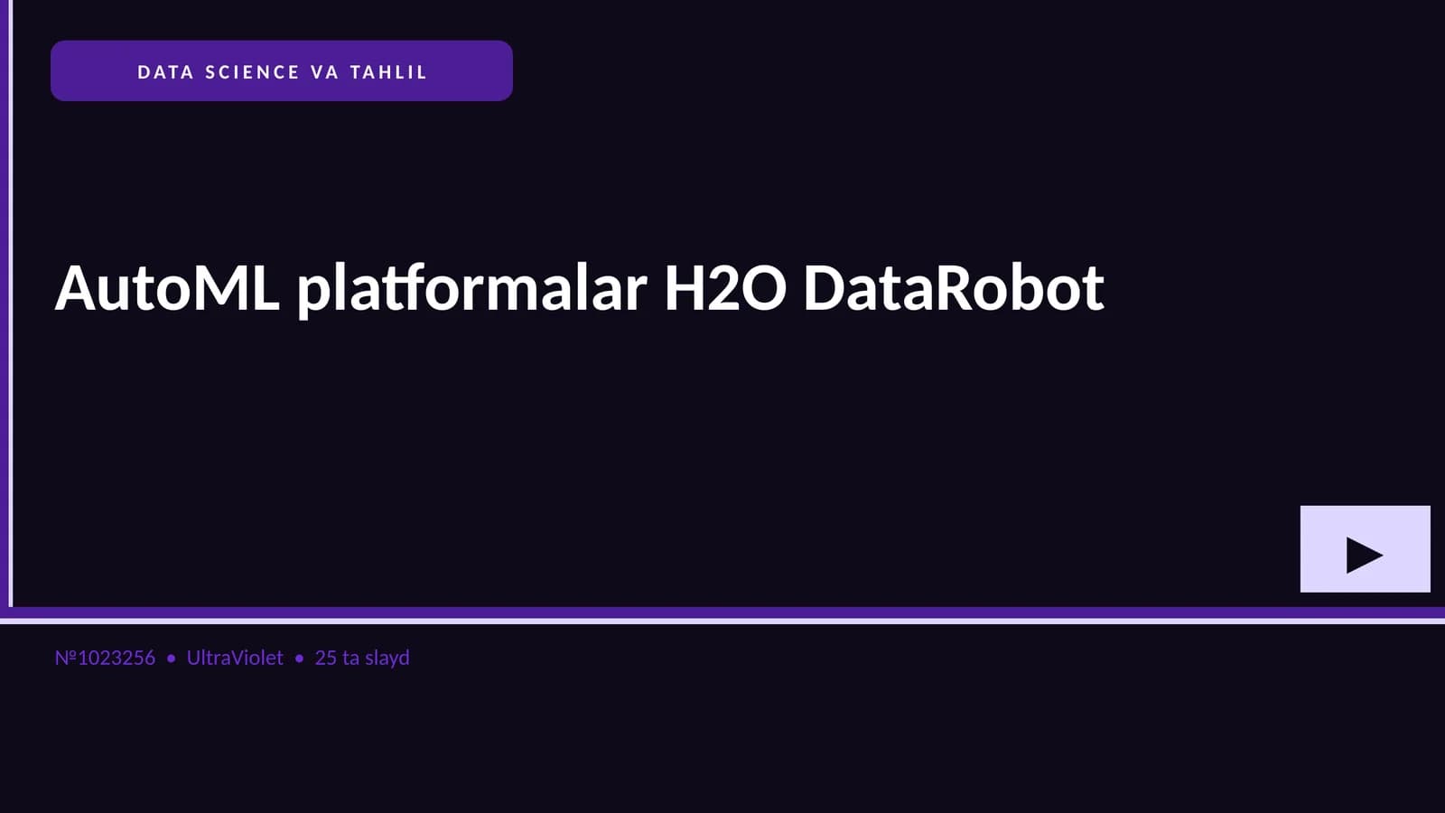 DATA SCIENCE VA TAHLIL