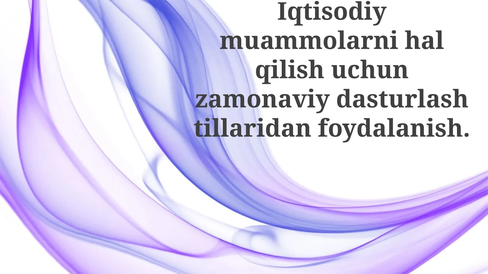 Ma’lumotlar Tahlili va Bashorat qilishda Dasturlash Tillarining Rolini O'rganish