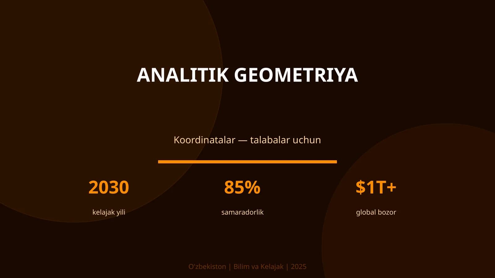 Analitik geometriya