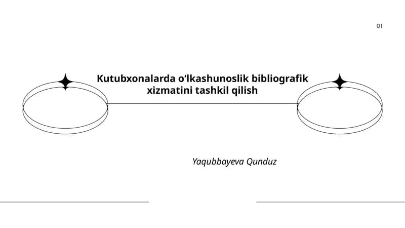 Oʻlkashunoslik bibliografik xizmatini tashkil qilish