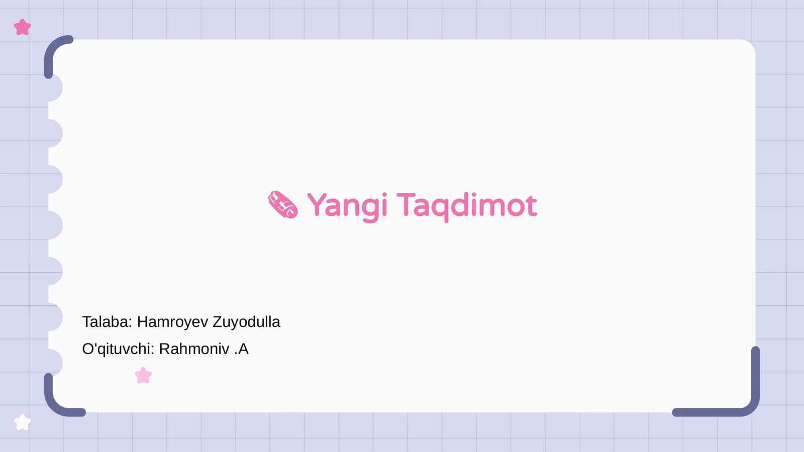 Yangi Taqdimot Gallereyasi