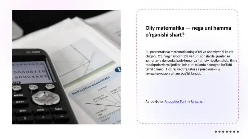 Oliy matematika