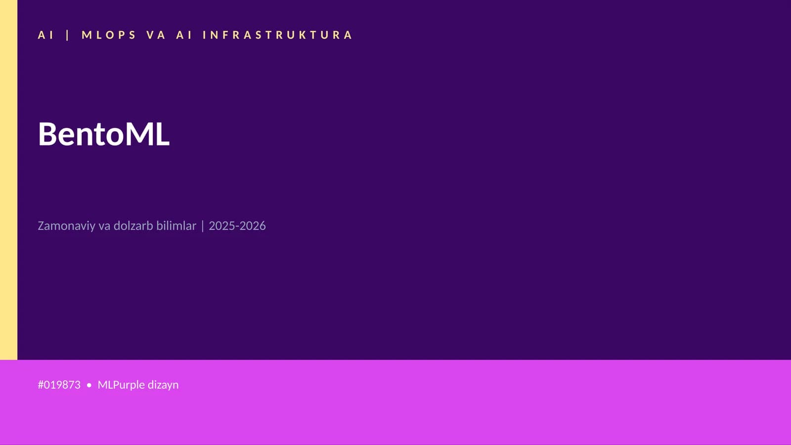 MLOPS VA AI INFRASTRUKTURA