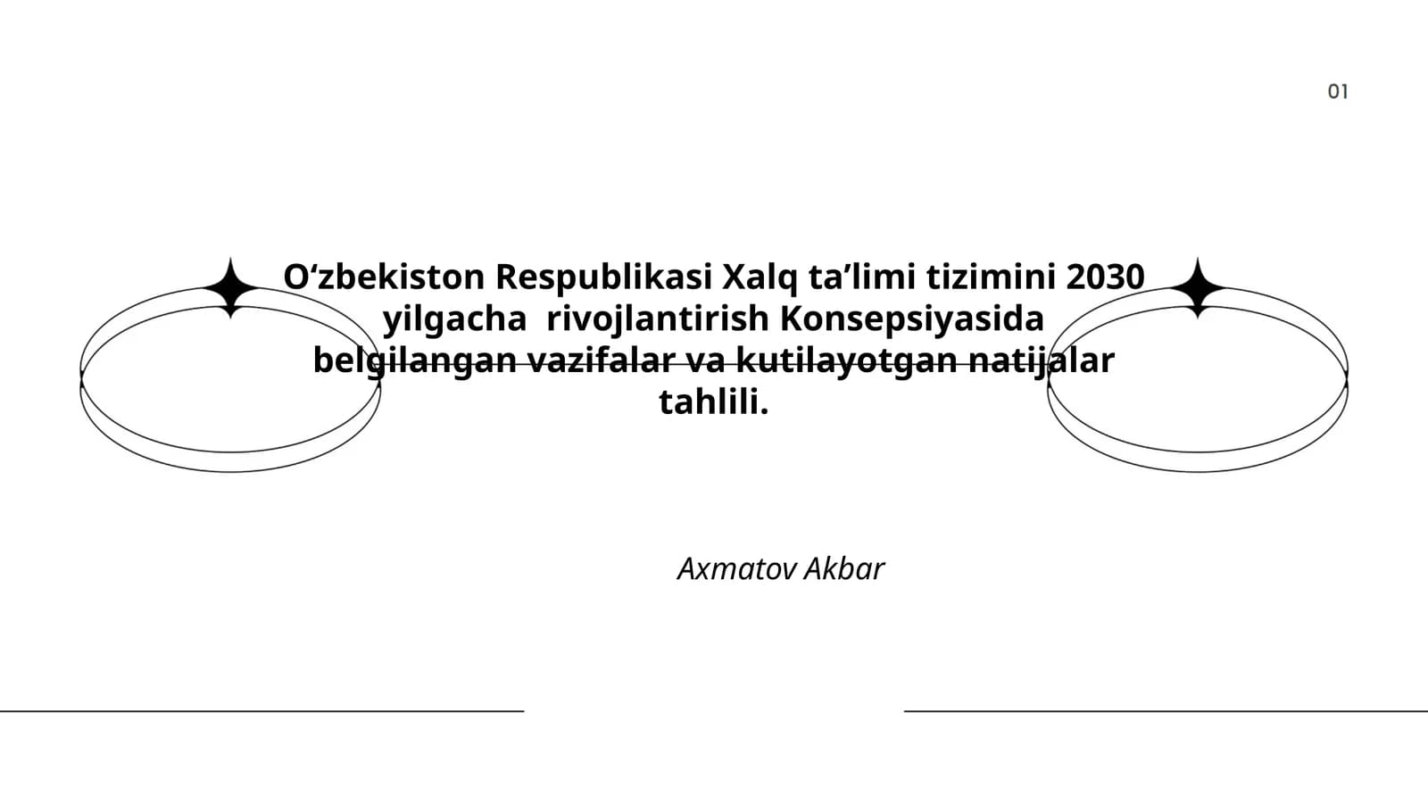 O‘zbekiston Respublikasi Xalq ta’limi tizimini 2030 yilgacha rivojlantirish Konsepsiyasi