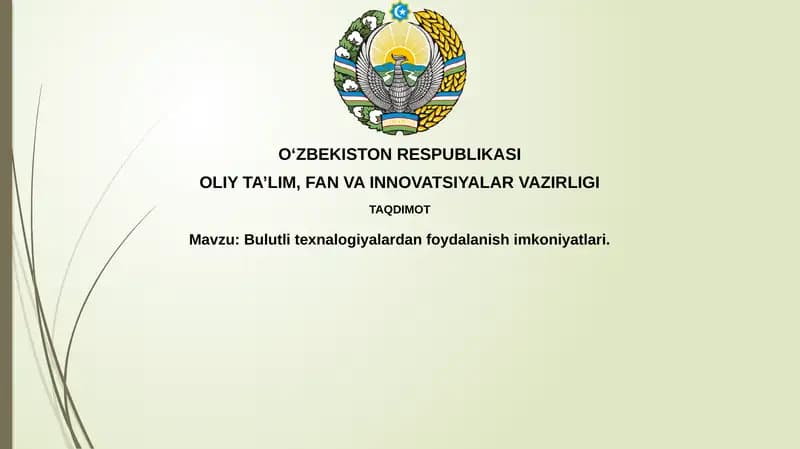 Bulut texnologiyalari