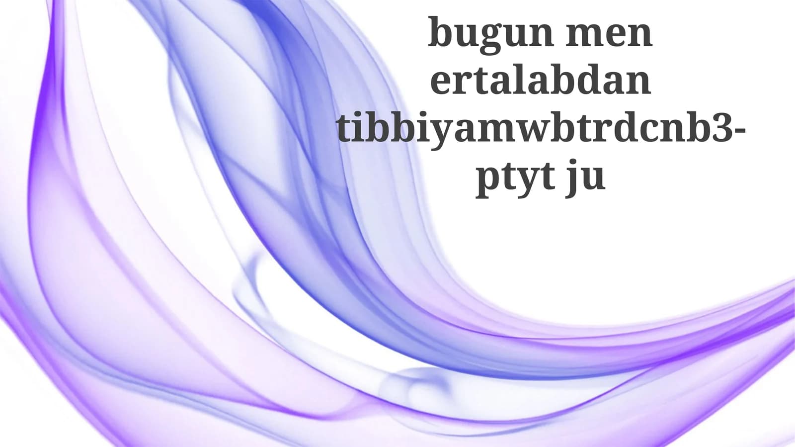 Tibbiya va tasodifiy belgilar/kodlar: Bog'liqlik bormi?